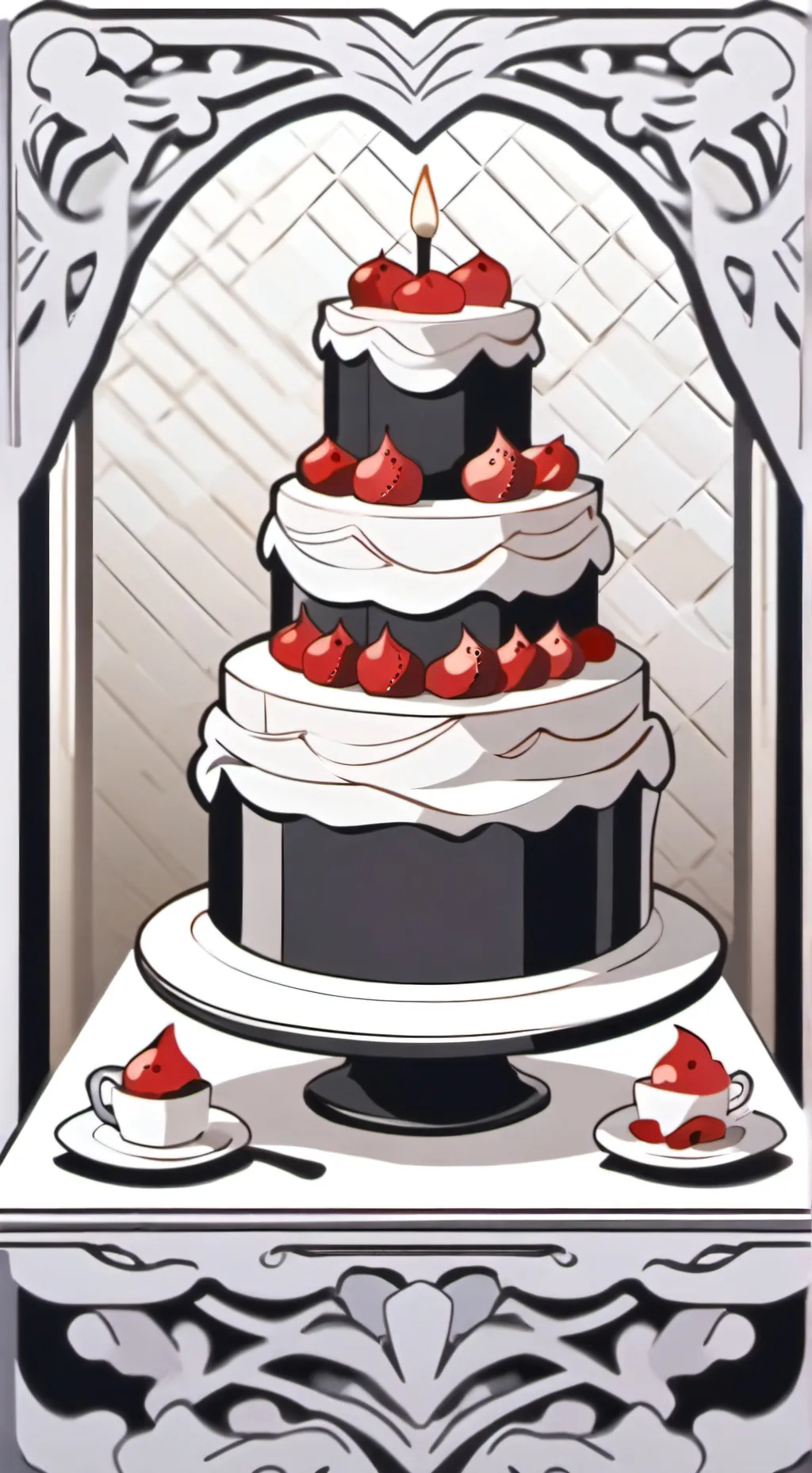 ai character: hear me out cake background