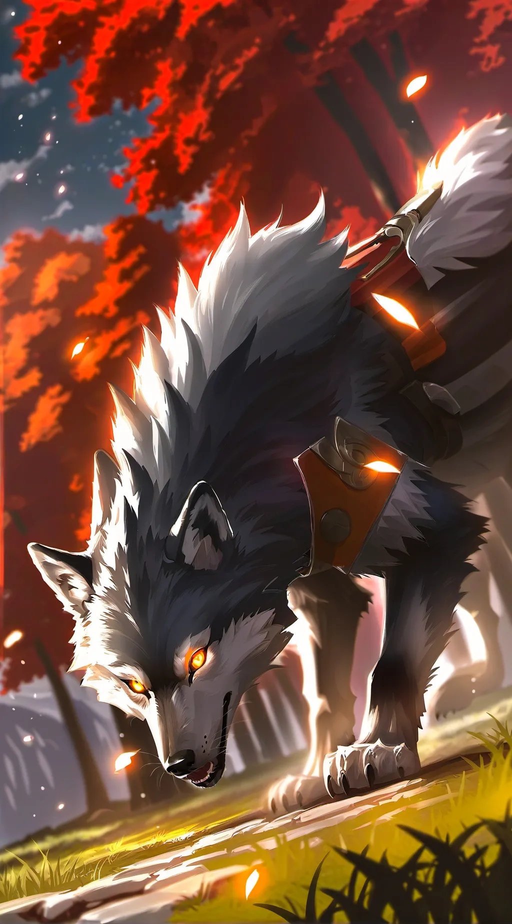 ai character: Werewolf Cub TF background