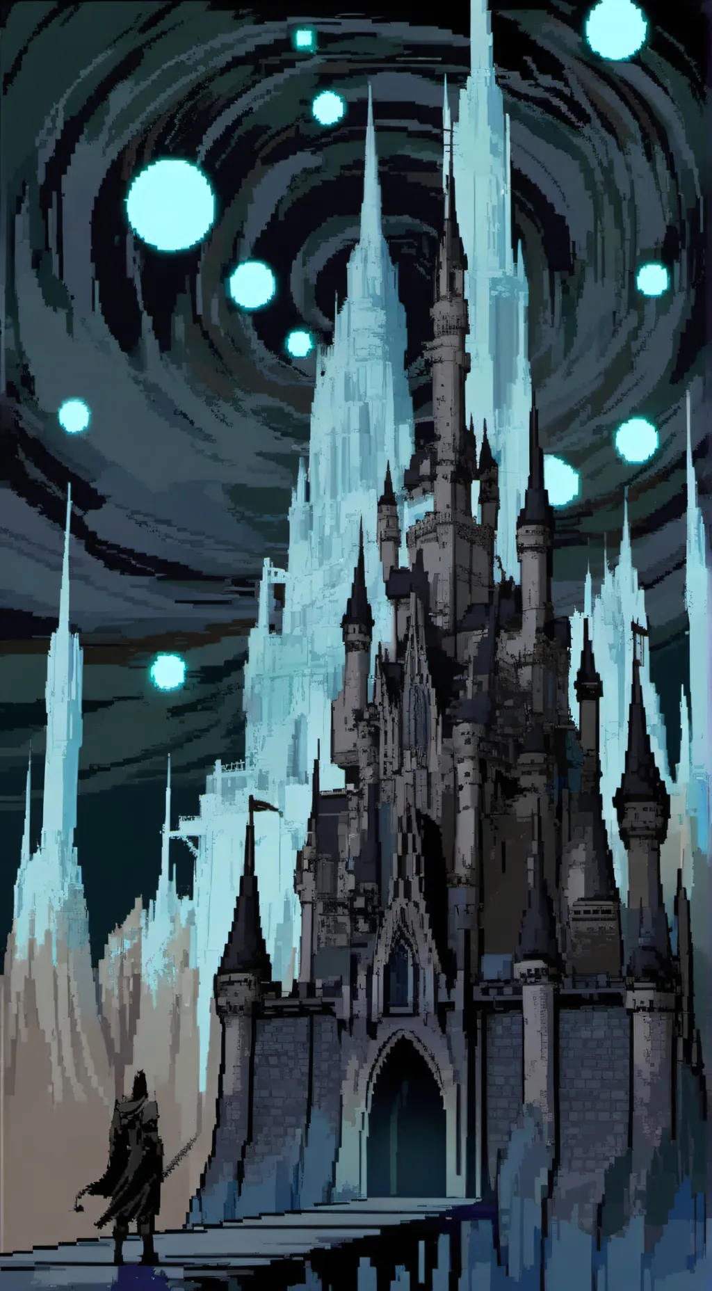 ai character: ds infinity castle background