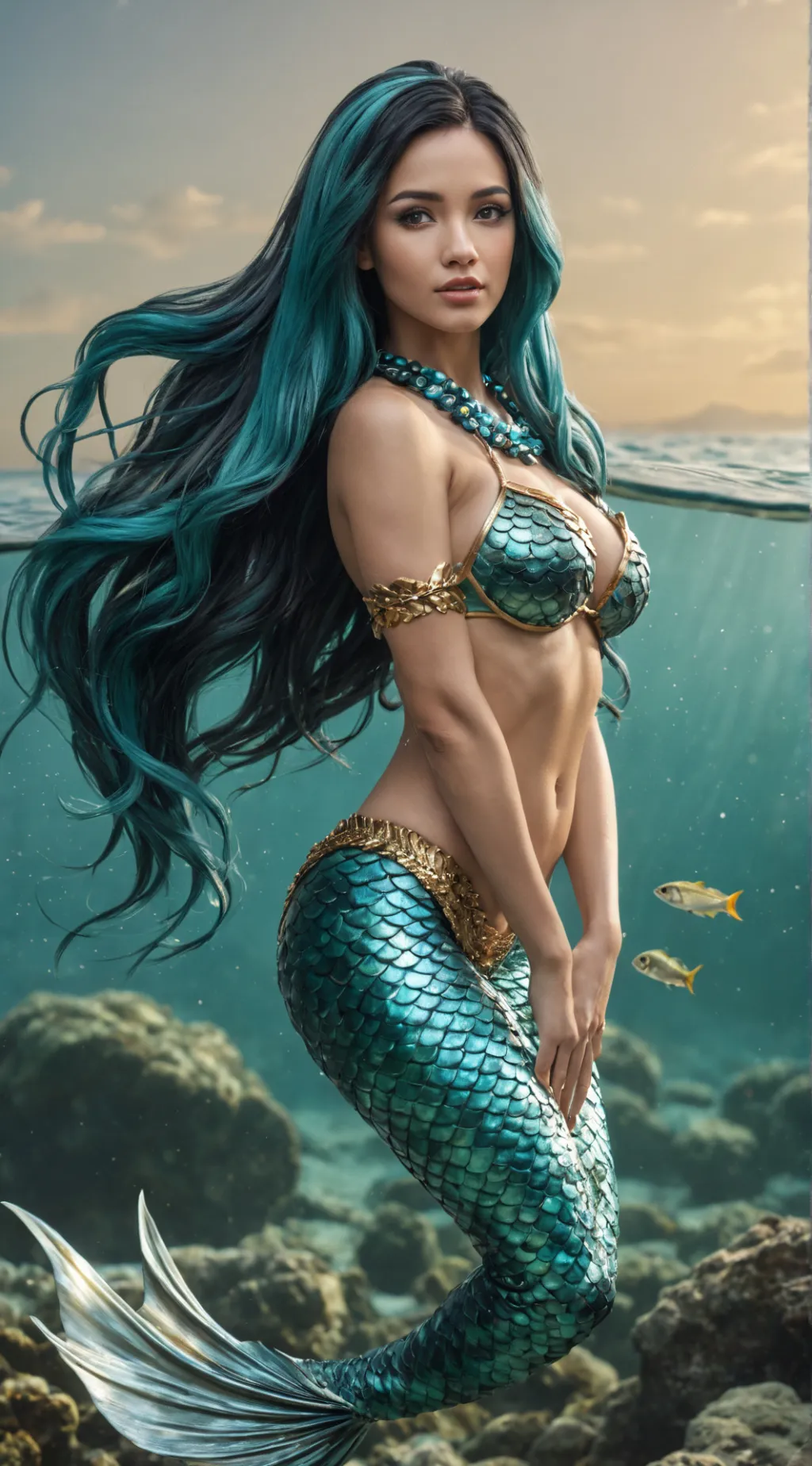 ai character: Ariel background