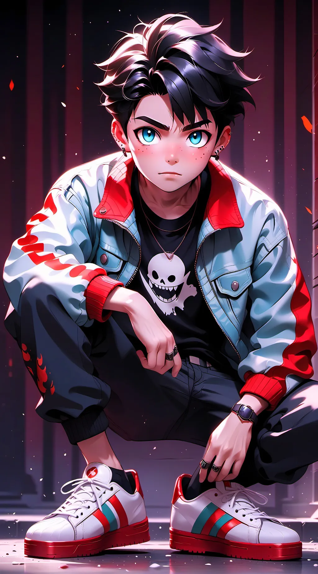 ai character: King jr background