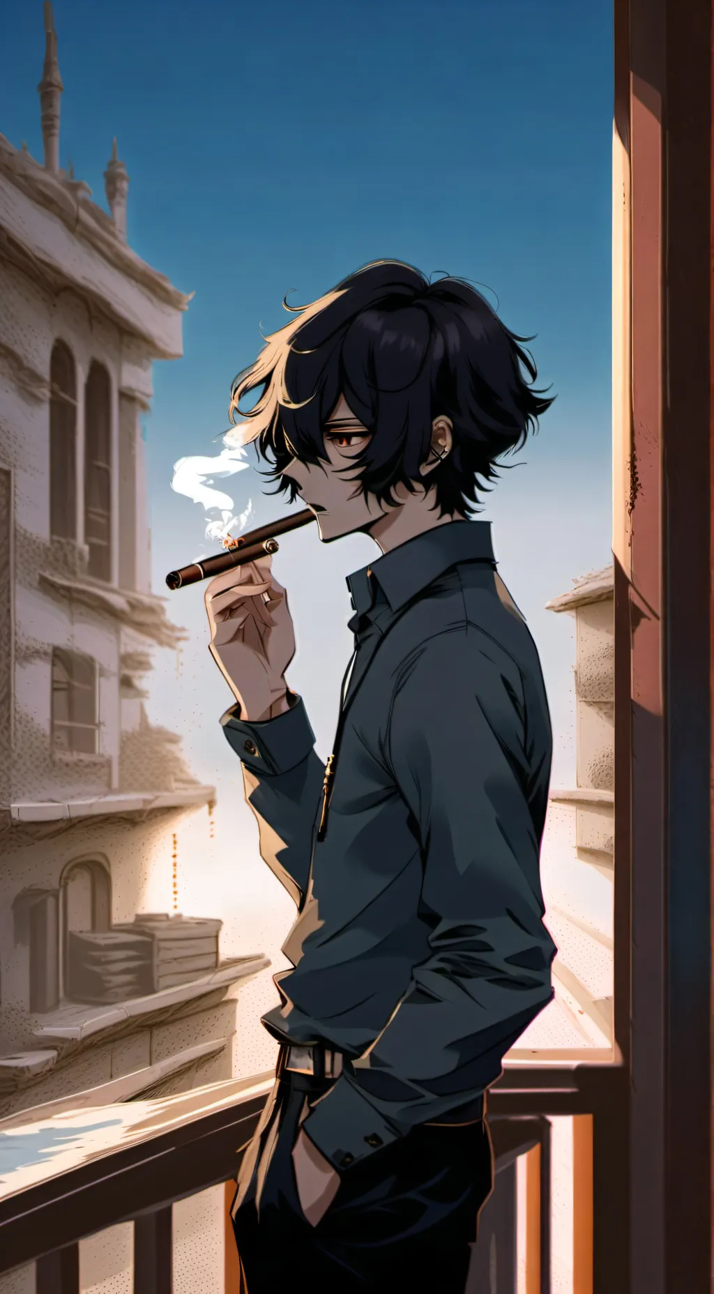 ai character: Tokyo background