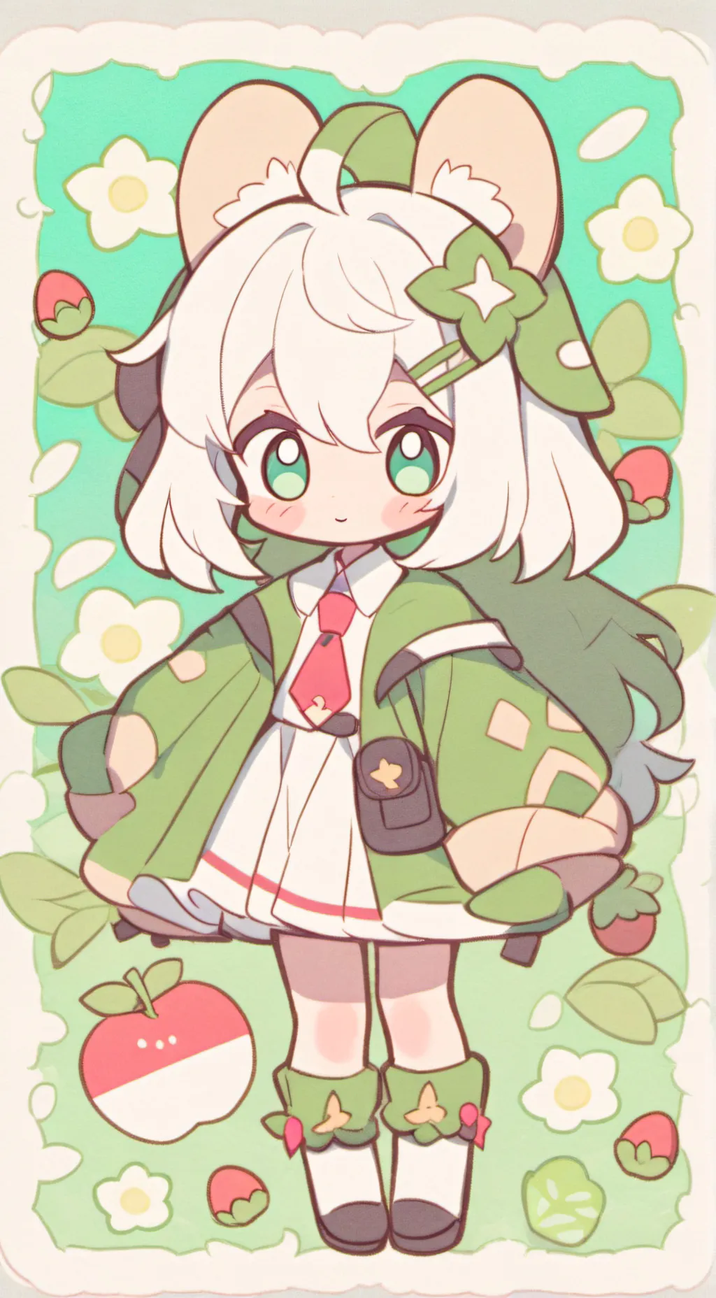 ai character: Bunzo bunny background
