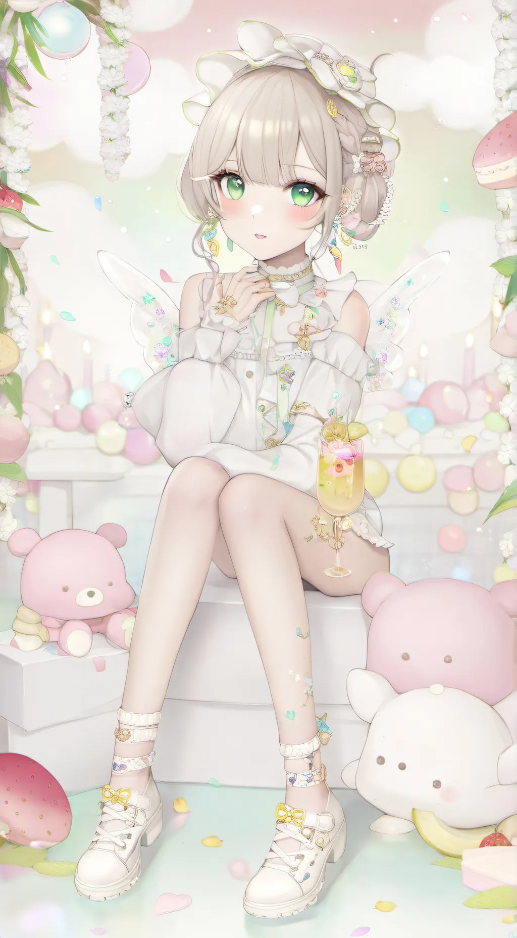 ai character: esposa desesperada background