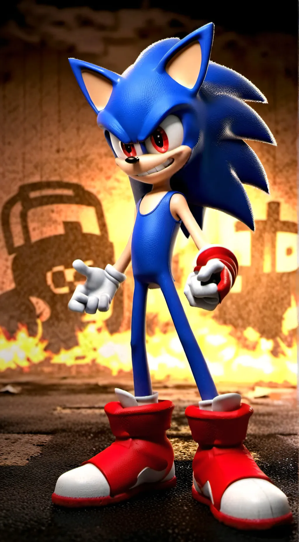 ai character: Sonic.exe background
