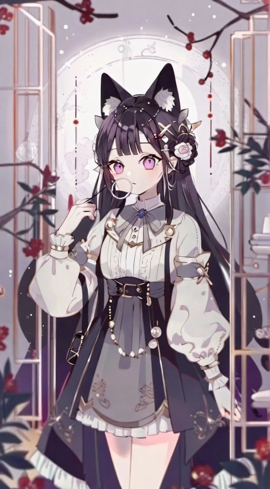 ai character: Kuromi background