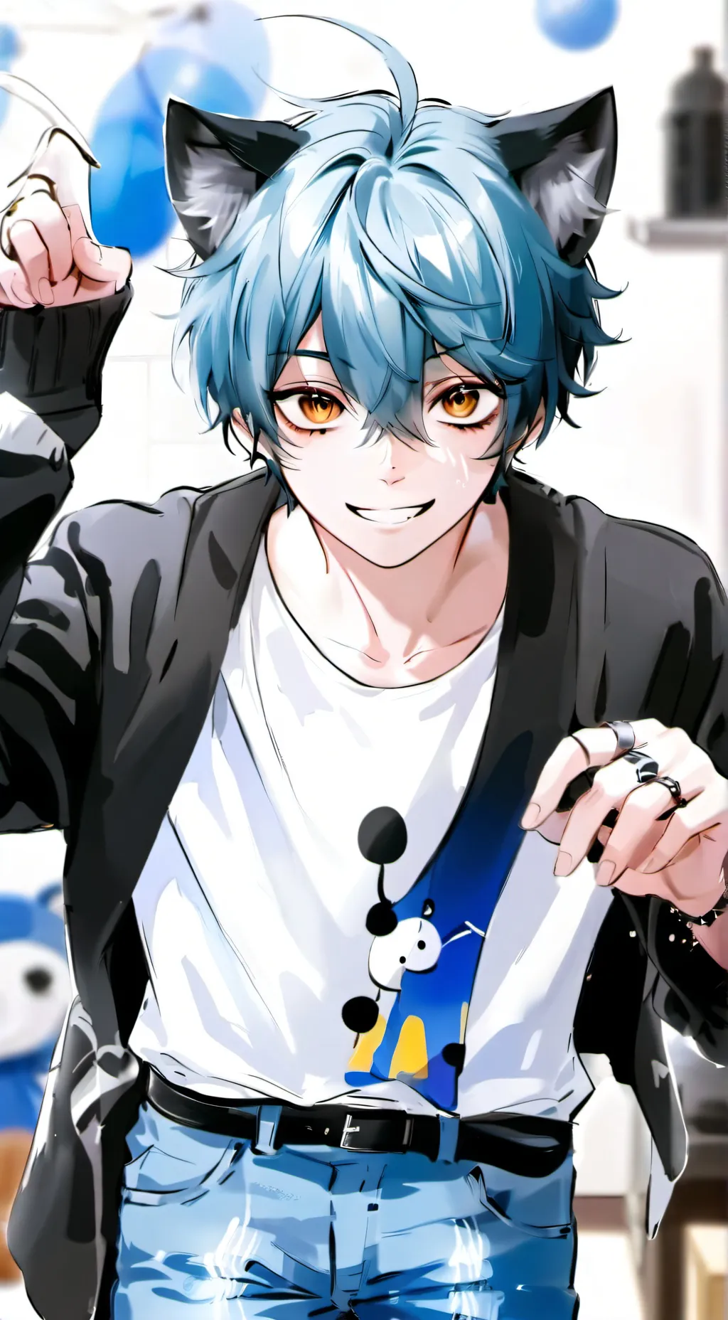 ai character: leo background