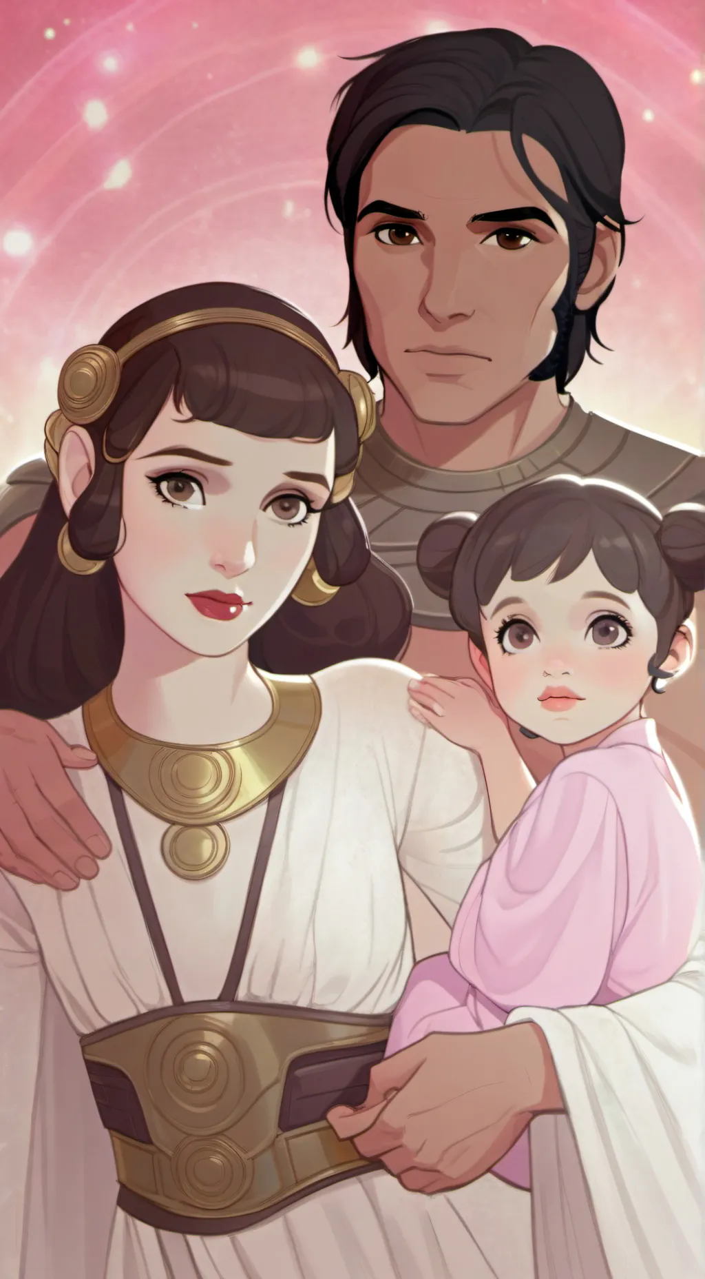 ai character: leia han solo  background