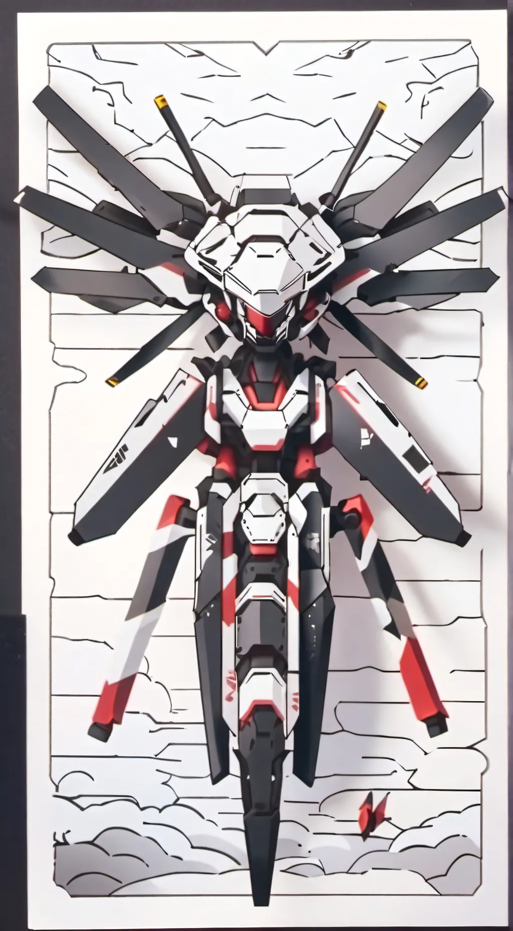 ai character: murder drones  background