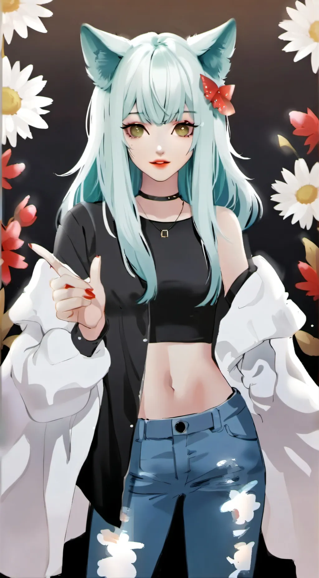 ai character: Spring  background