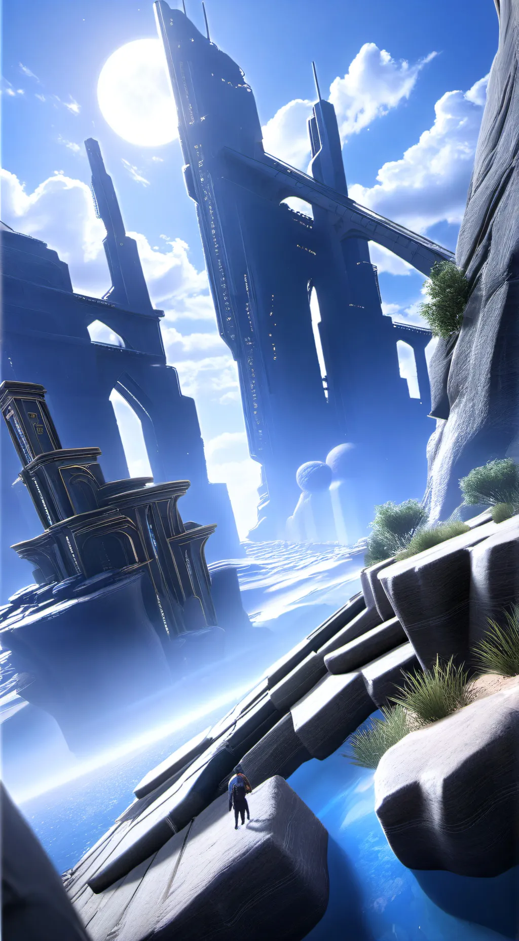 ai character: West city background