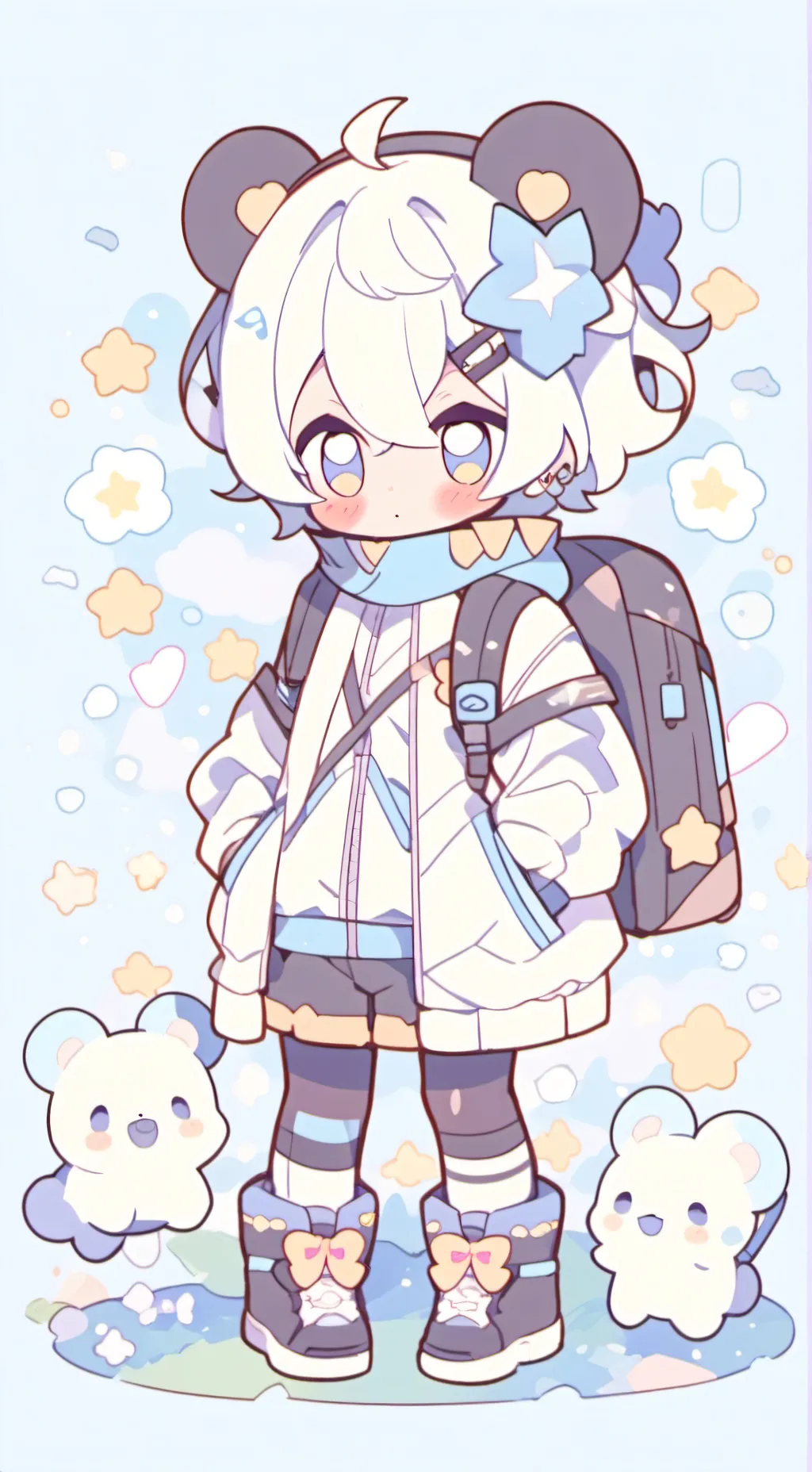 ai character: dandys worl background