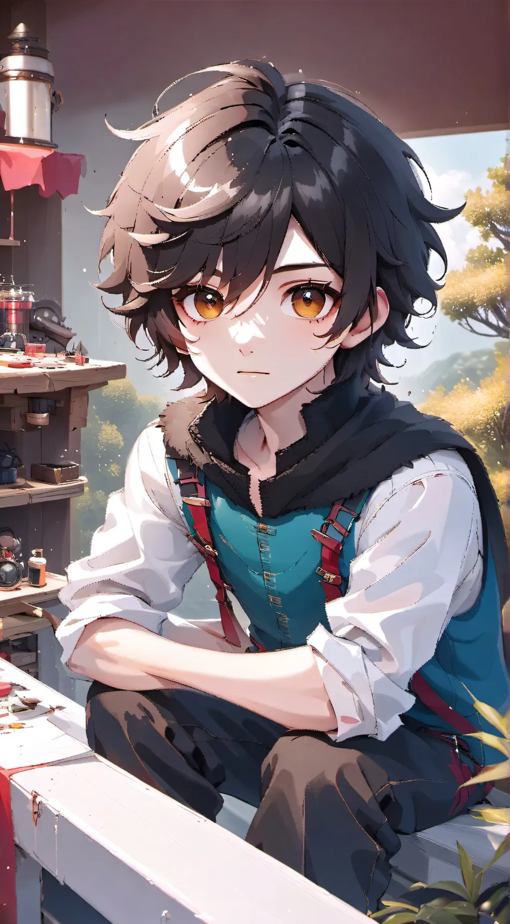 ai character: Zeke/Zee background