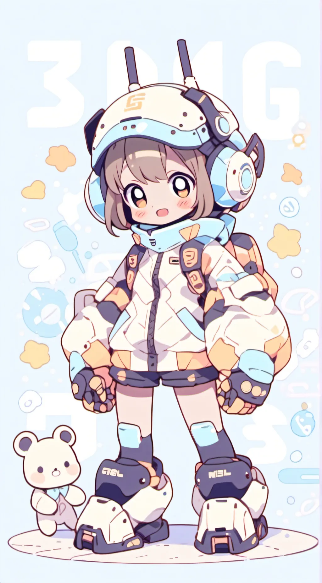 ai character: Helper bot background