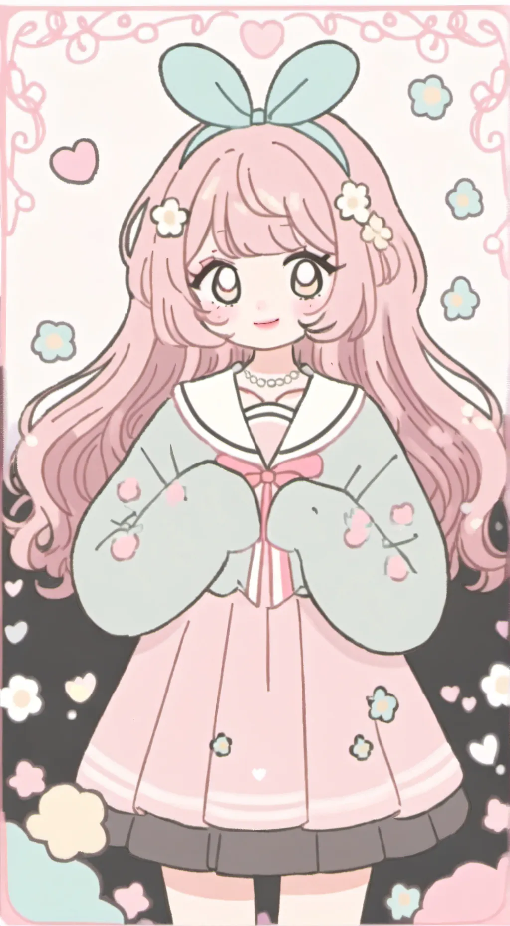 ai character: Melody background