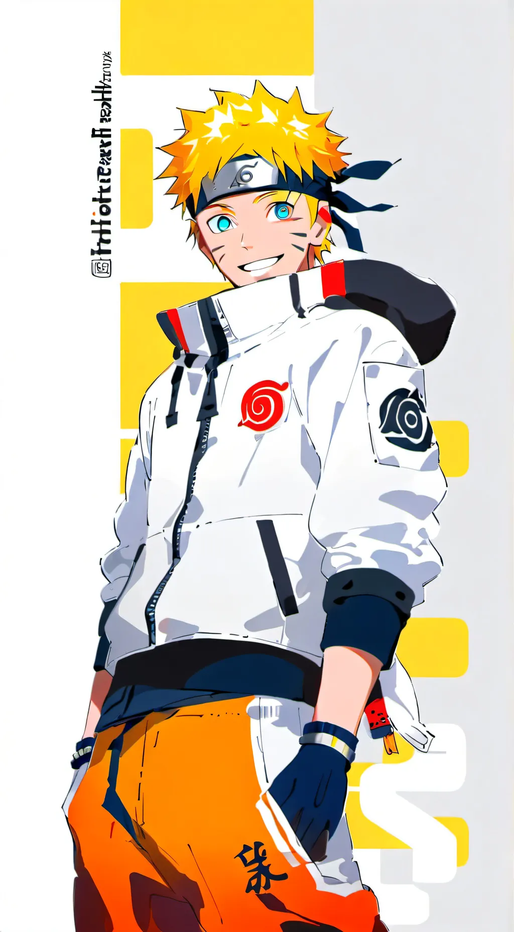 ai character: World of Naruto background