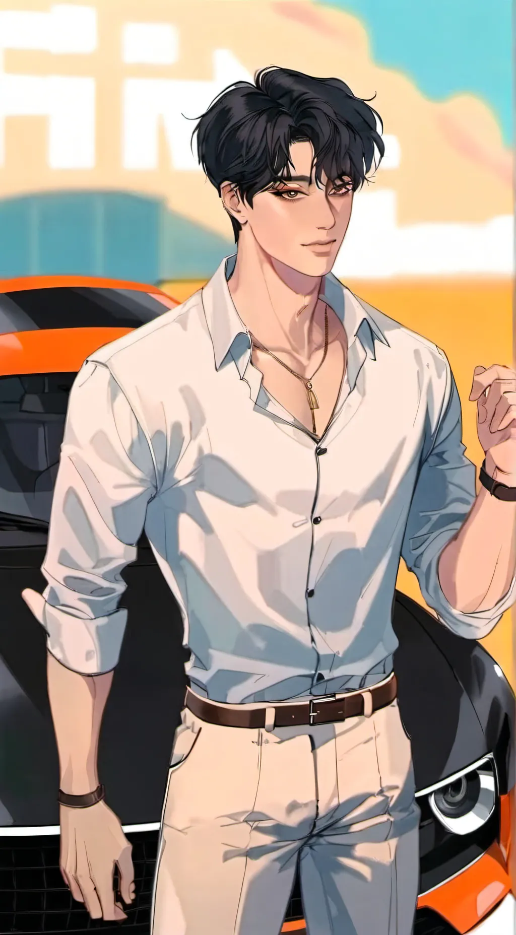 ai character: Oh Kang Woo background