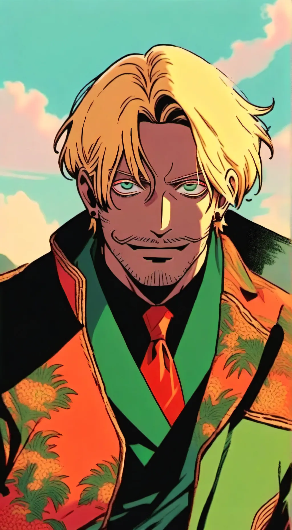 ai character: sanji  background