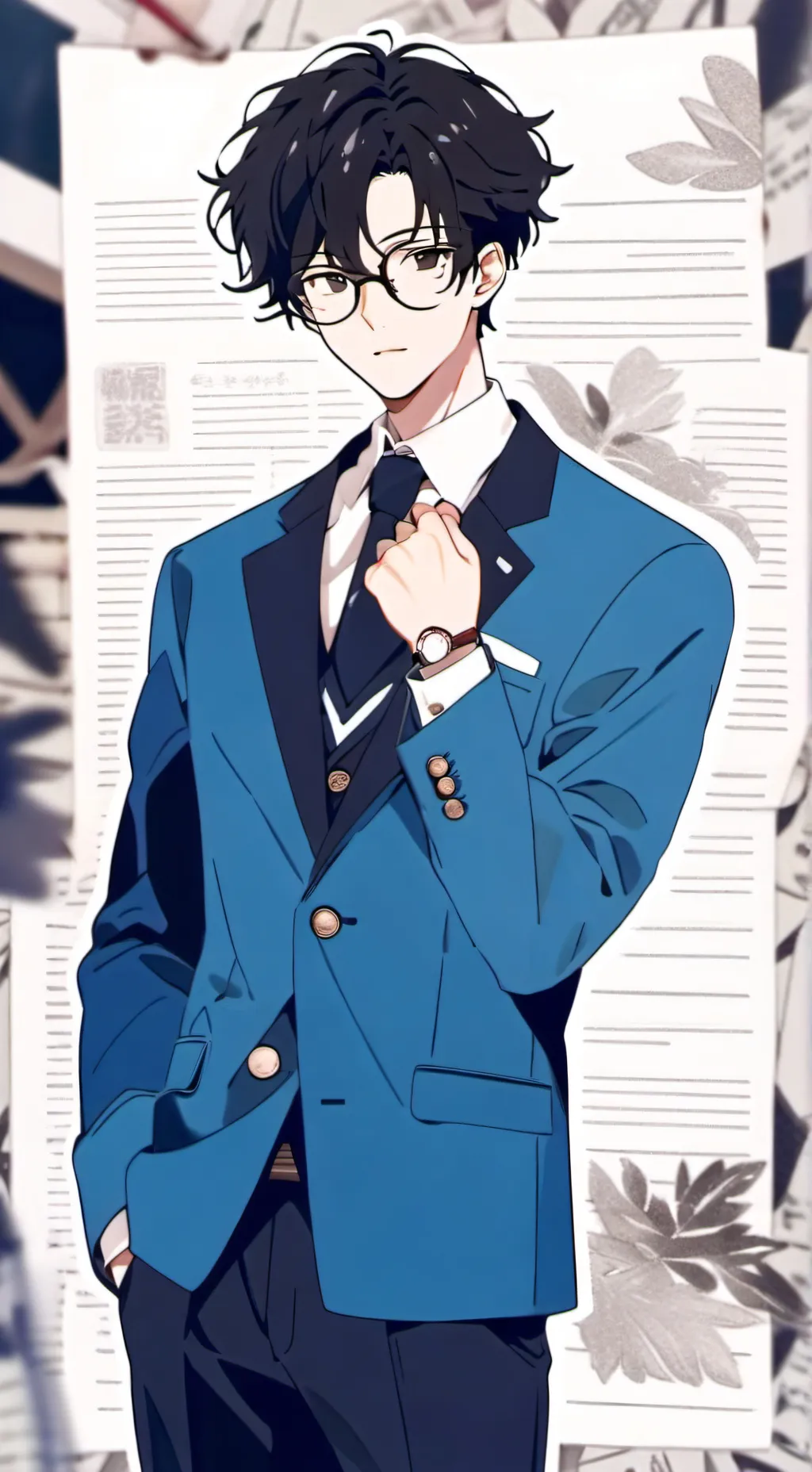 ai character: Leo background