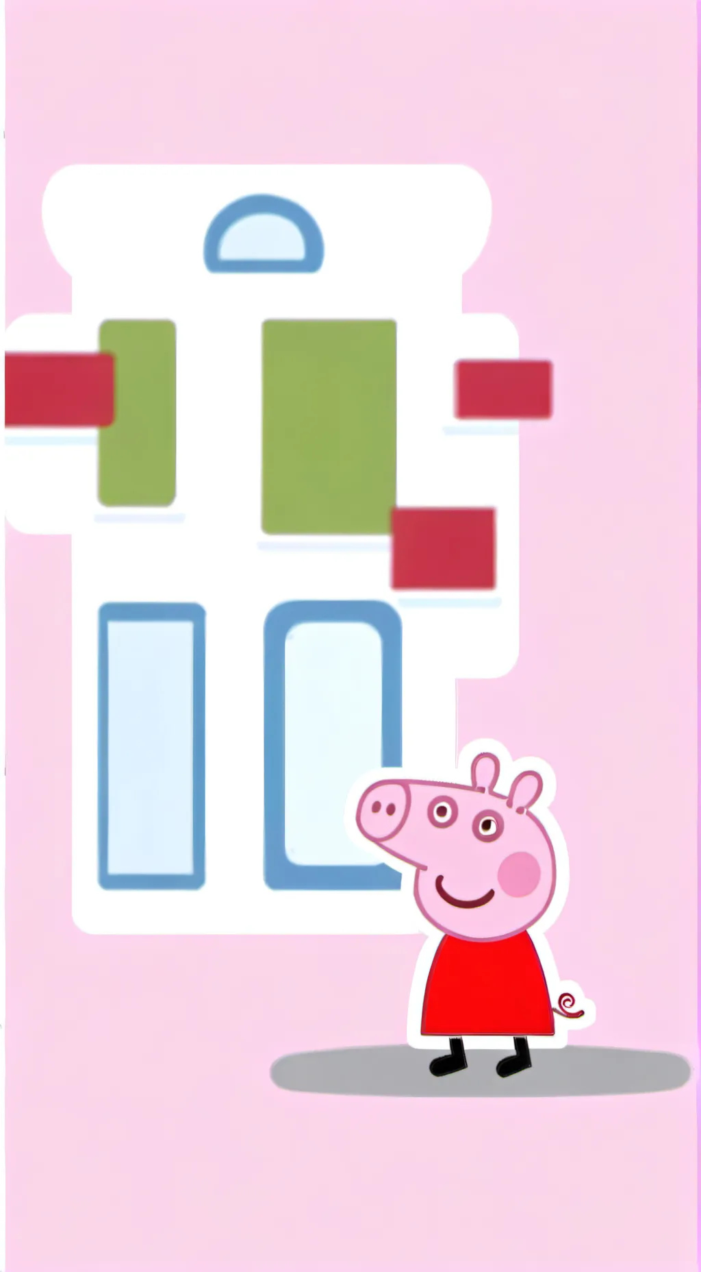 ai character: PePpA pIg background