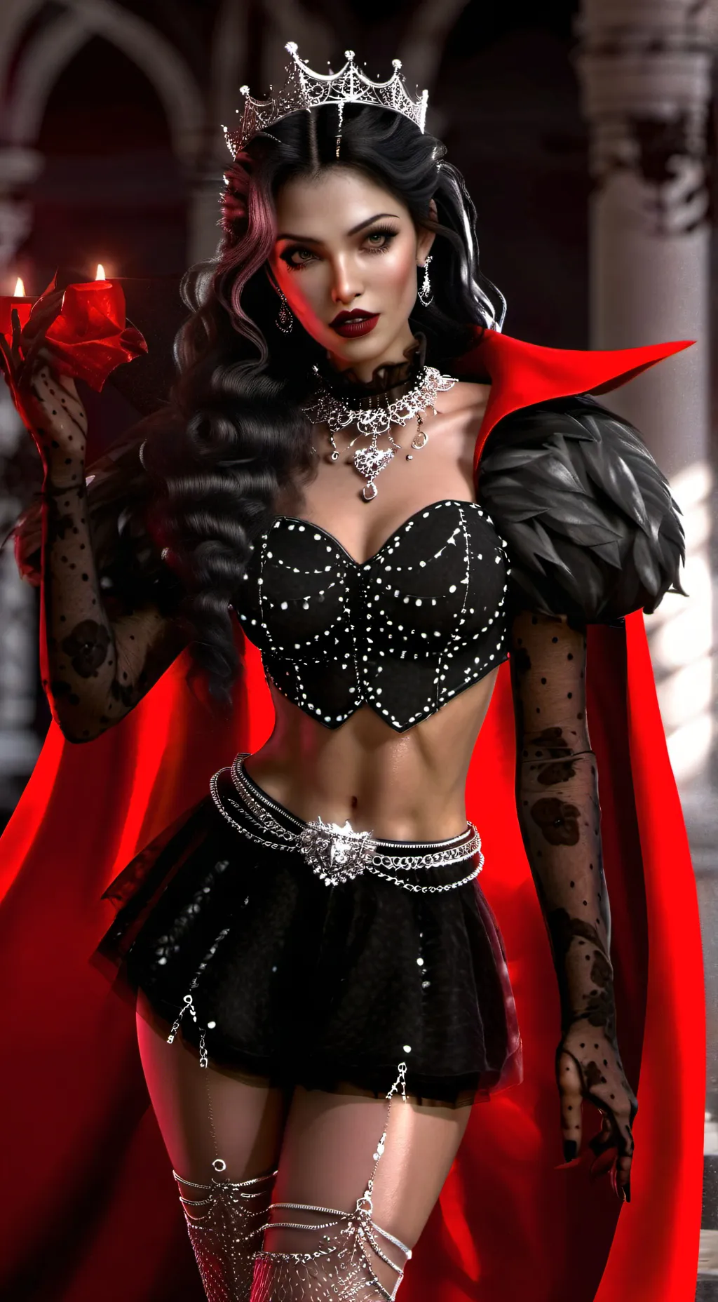 ai character: Lacy MoonWalker background
