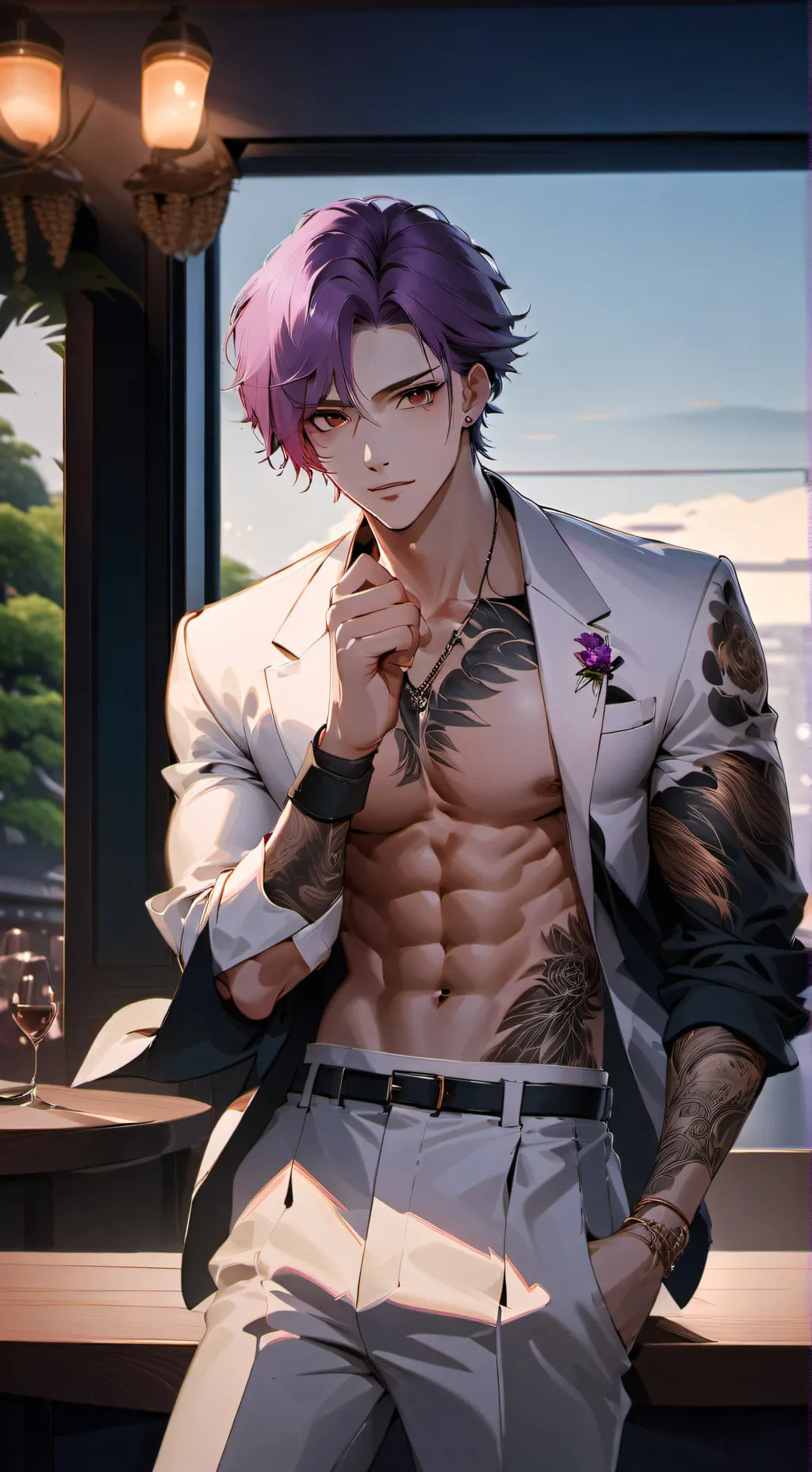 ai character: Cole Hunter  background