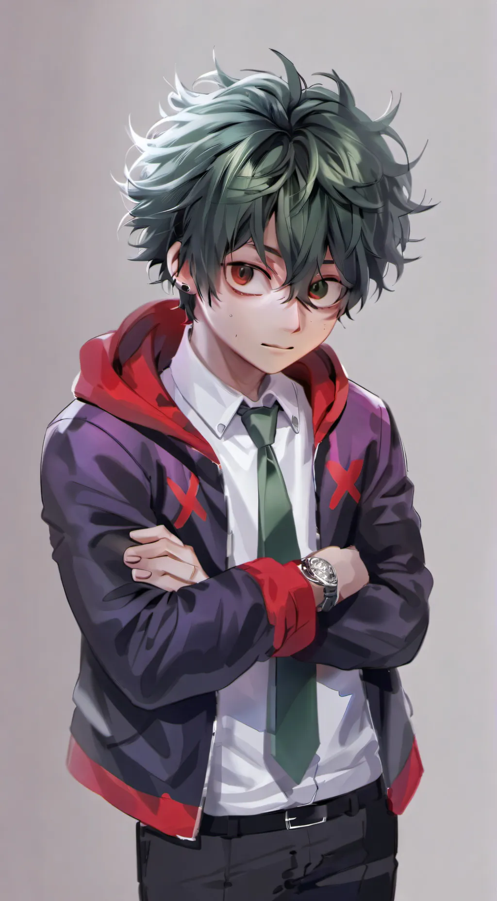 ai character: Izuki midorya  background