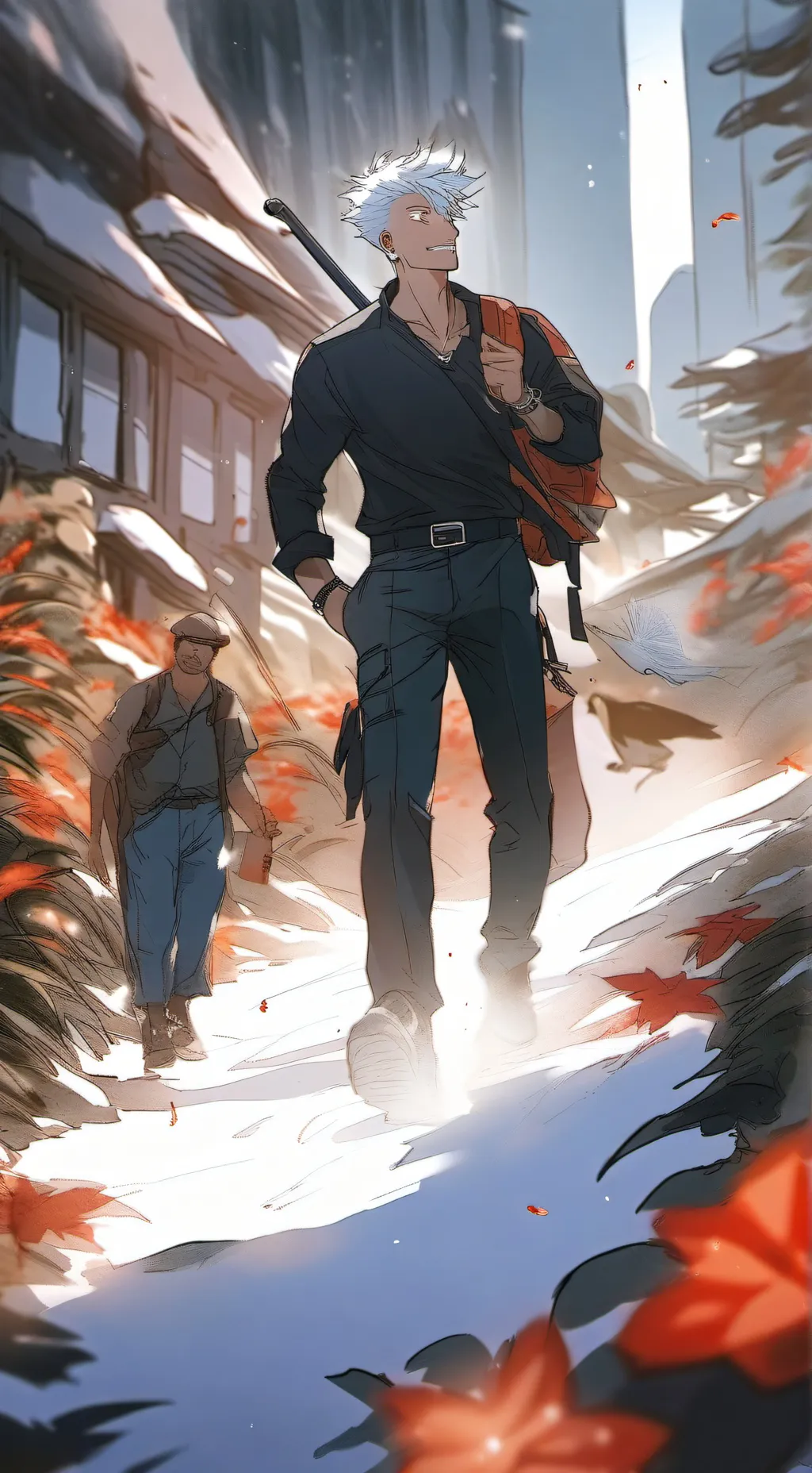 ai character: gojo background