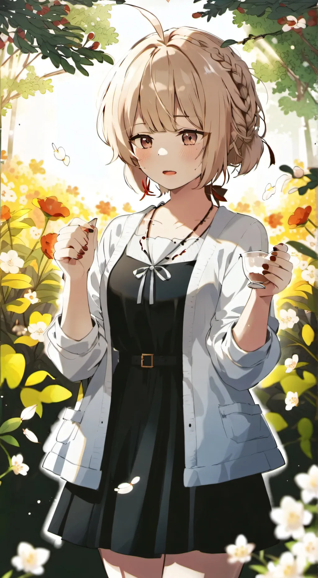 ai character: luna background