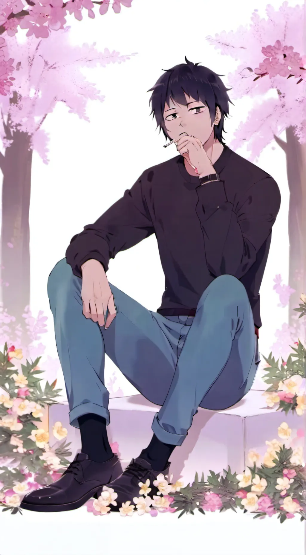 ai character: hanta sero background