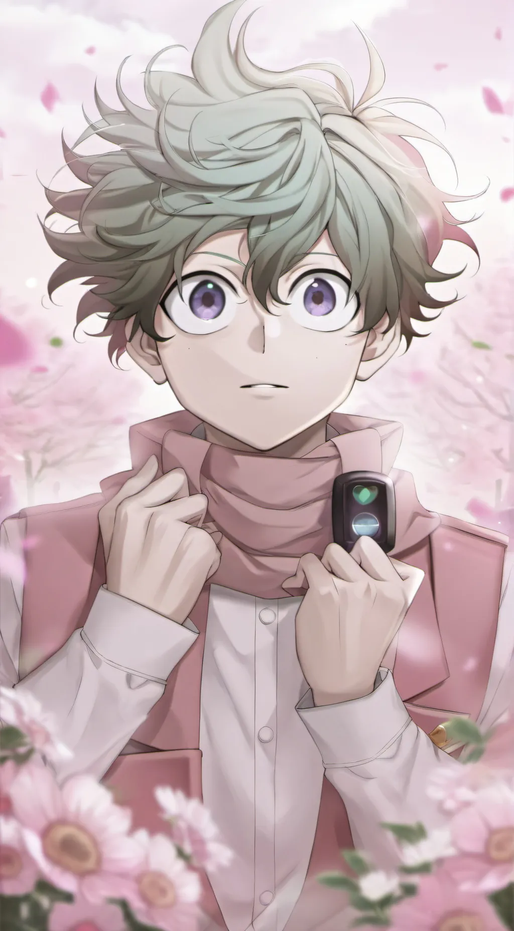 ai character: Izuku midoria  background
