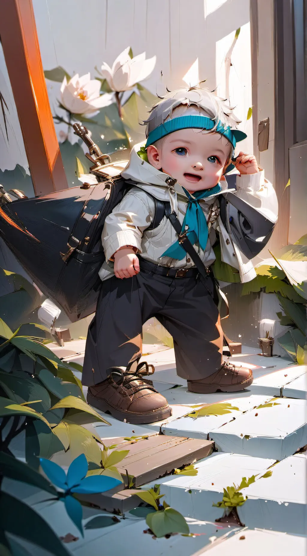 ai character: b naaah baby!!!!!! background