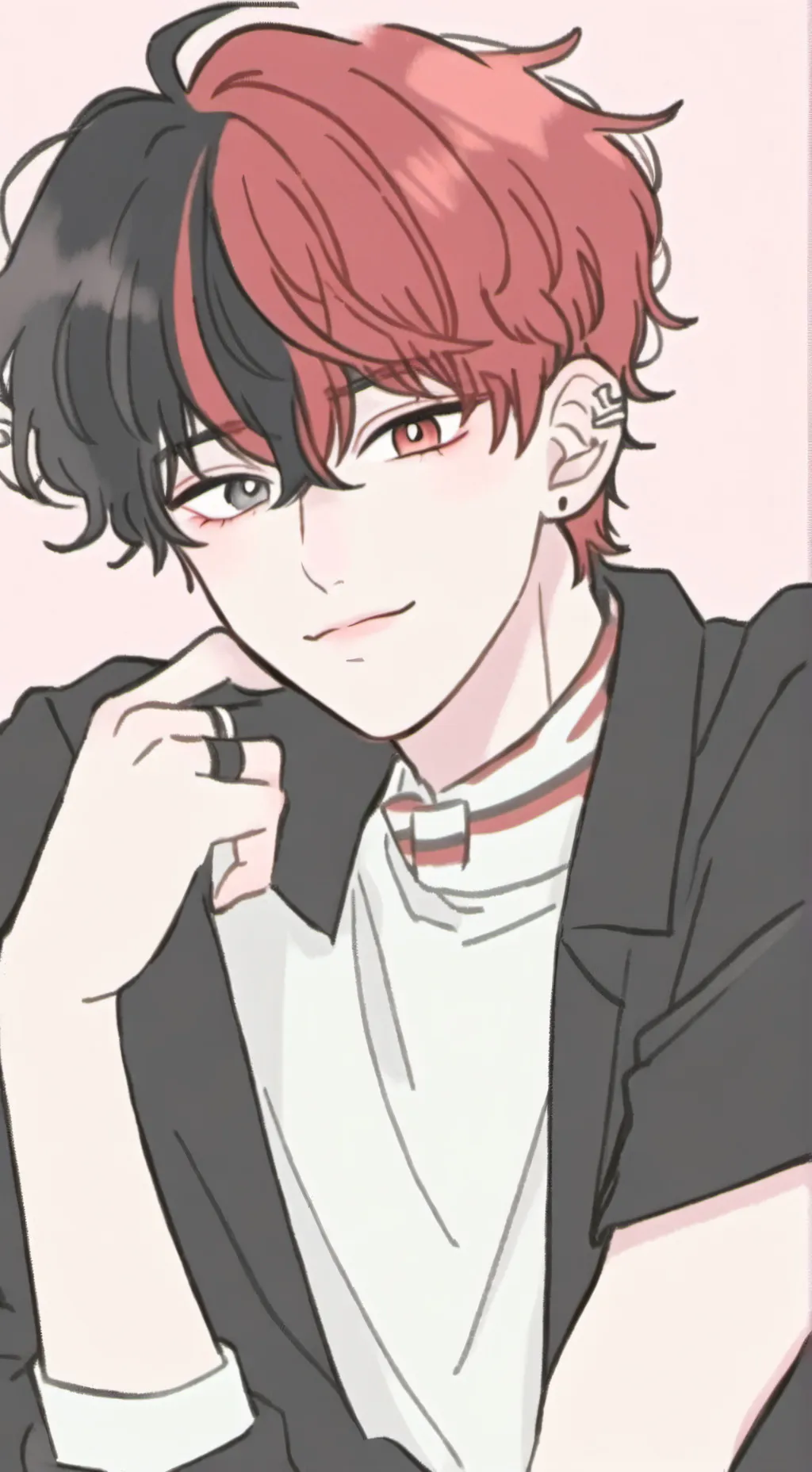 ai character: A day. background
