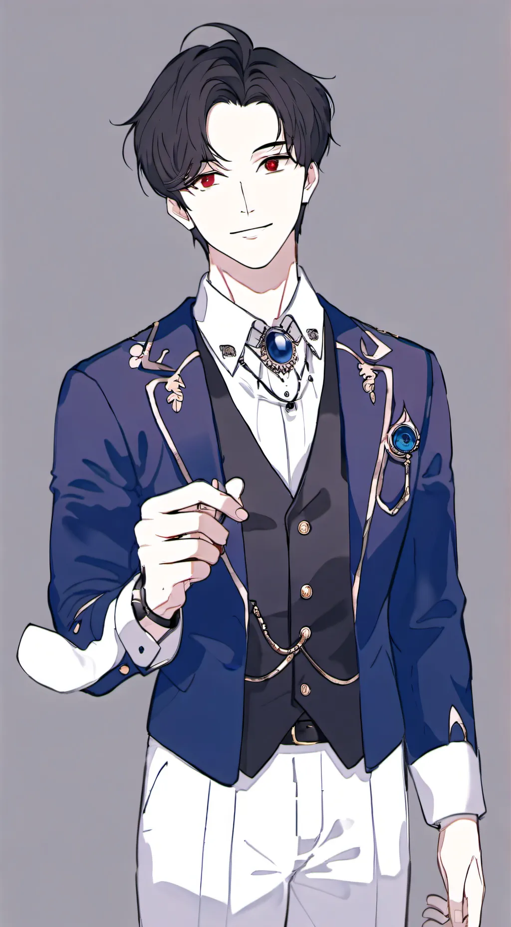 ai character: Sebastian  background