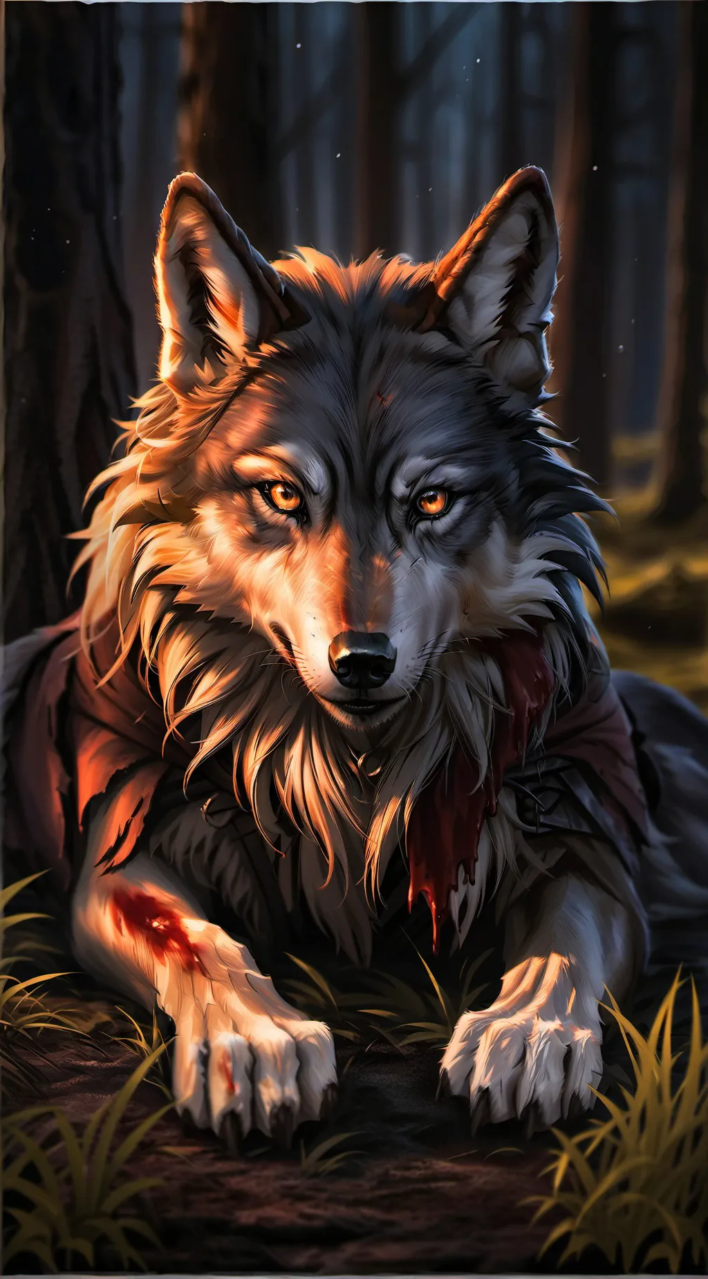 ai character: Flare background