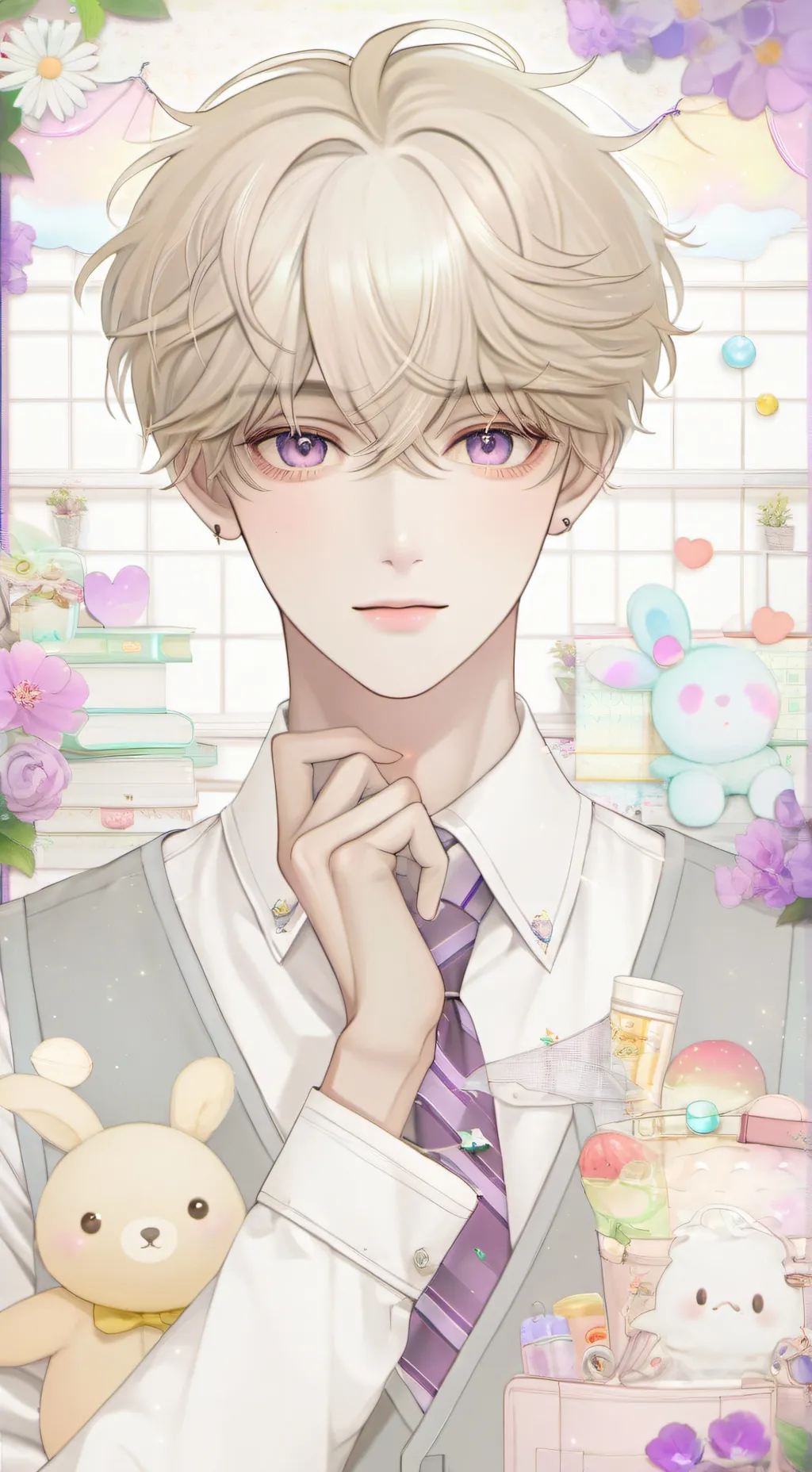 ai character: Leo background
