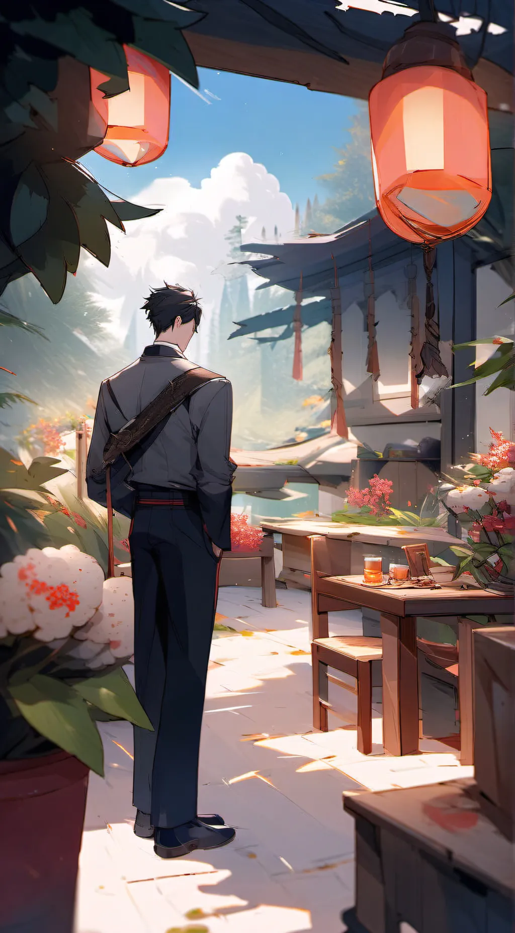 ai character: l'amour  background