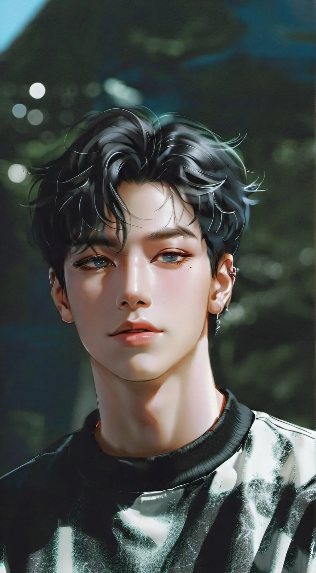ai character: KAI LEE background