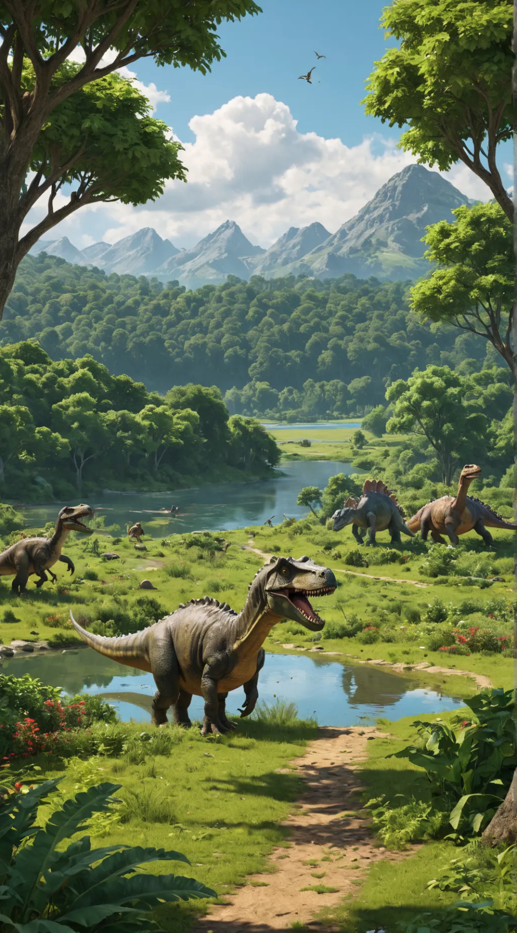 ai character: dinosour RP background
