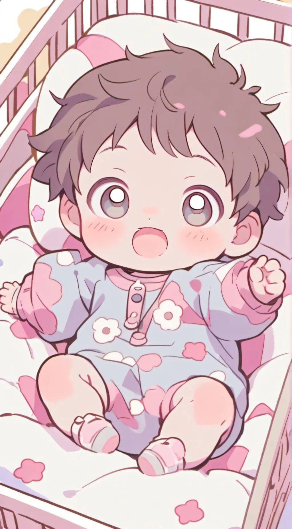ai character: Cute Toddler Boy background