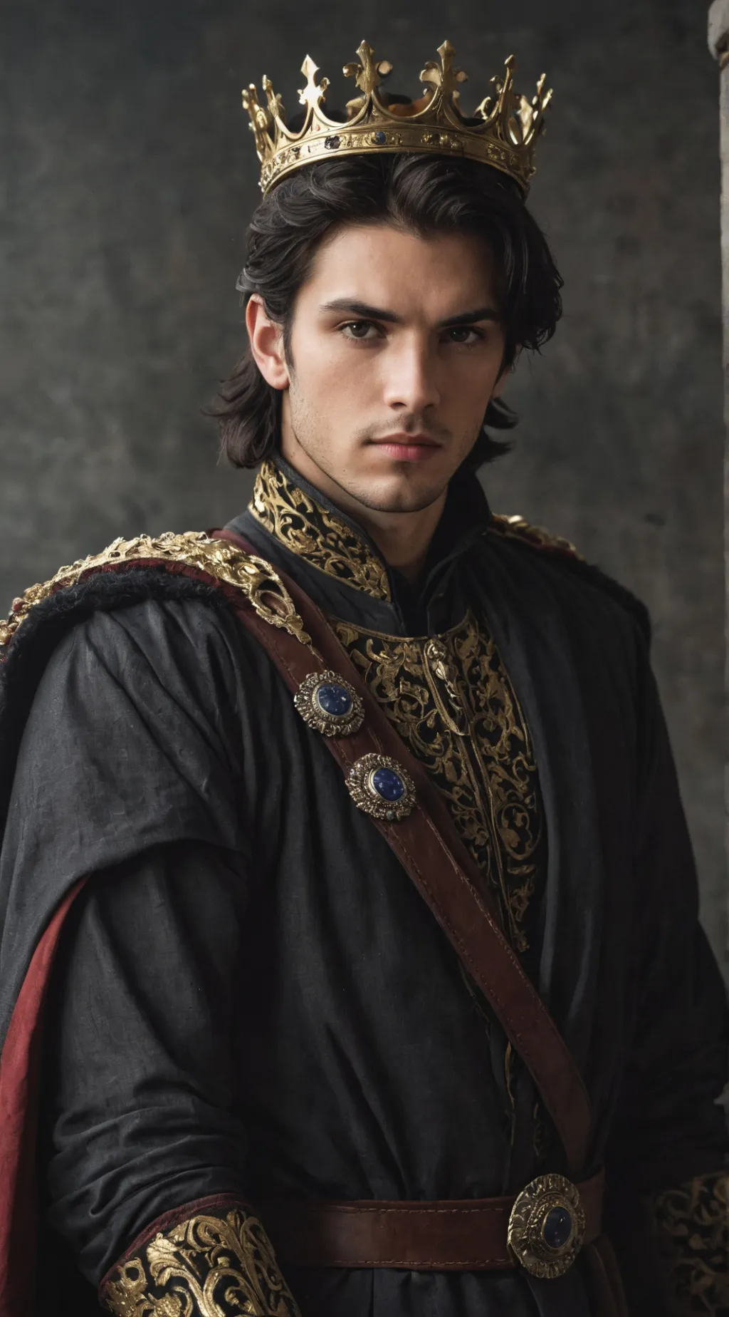 ai character: King Mettias  background