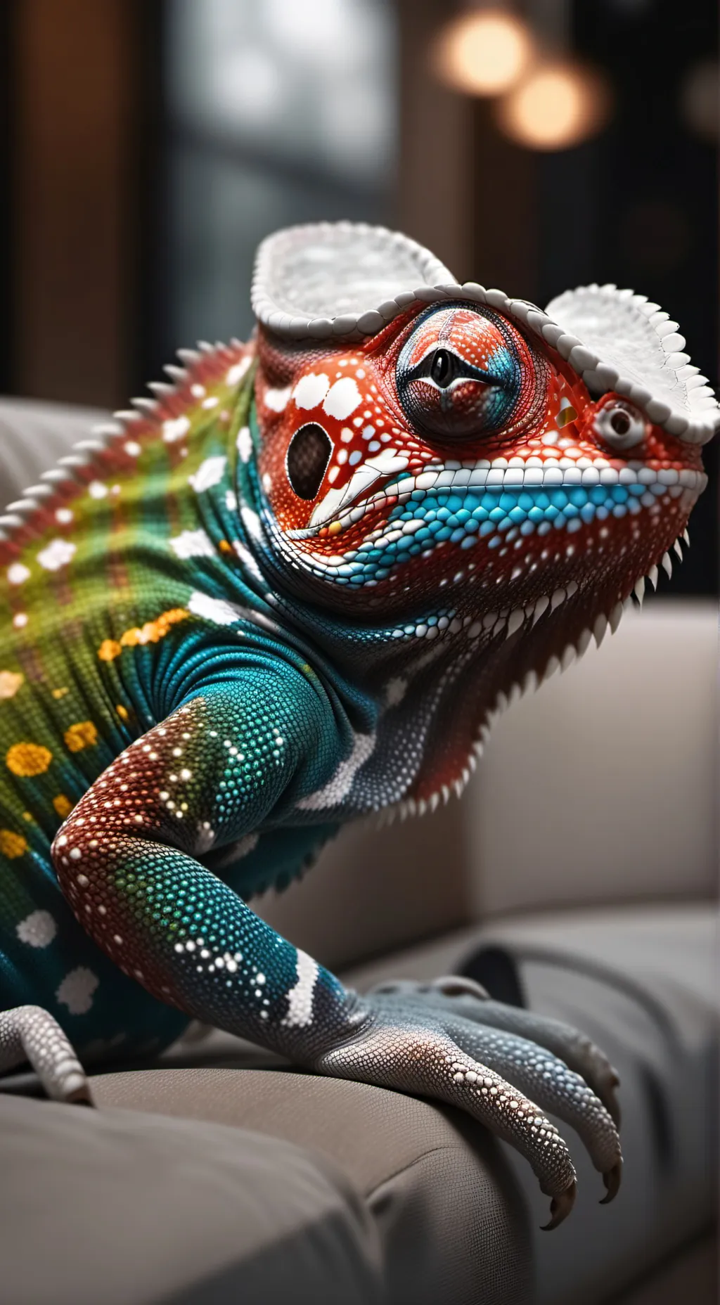 ai character: Chroma background