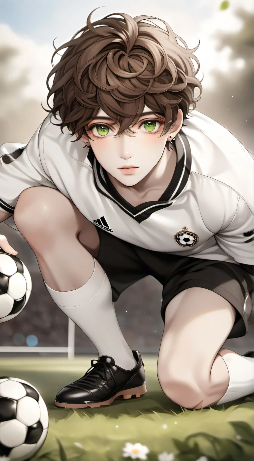 ai character: Liam ⚽🏟️🥅 background