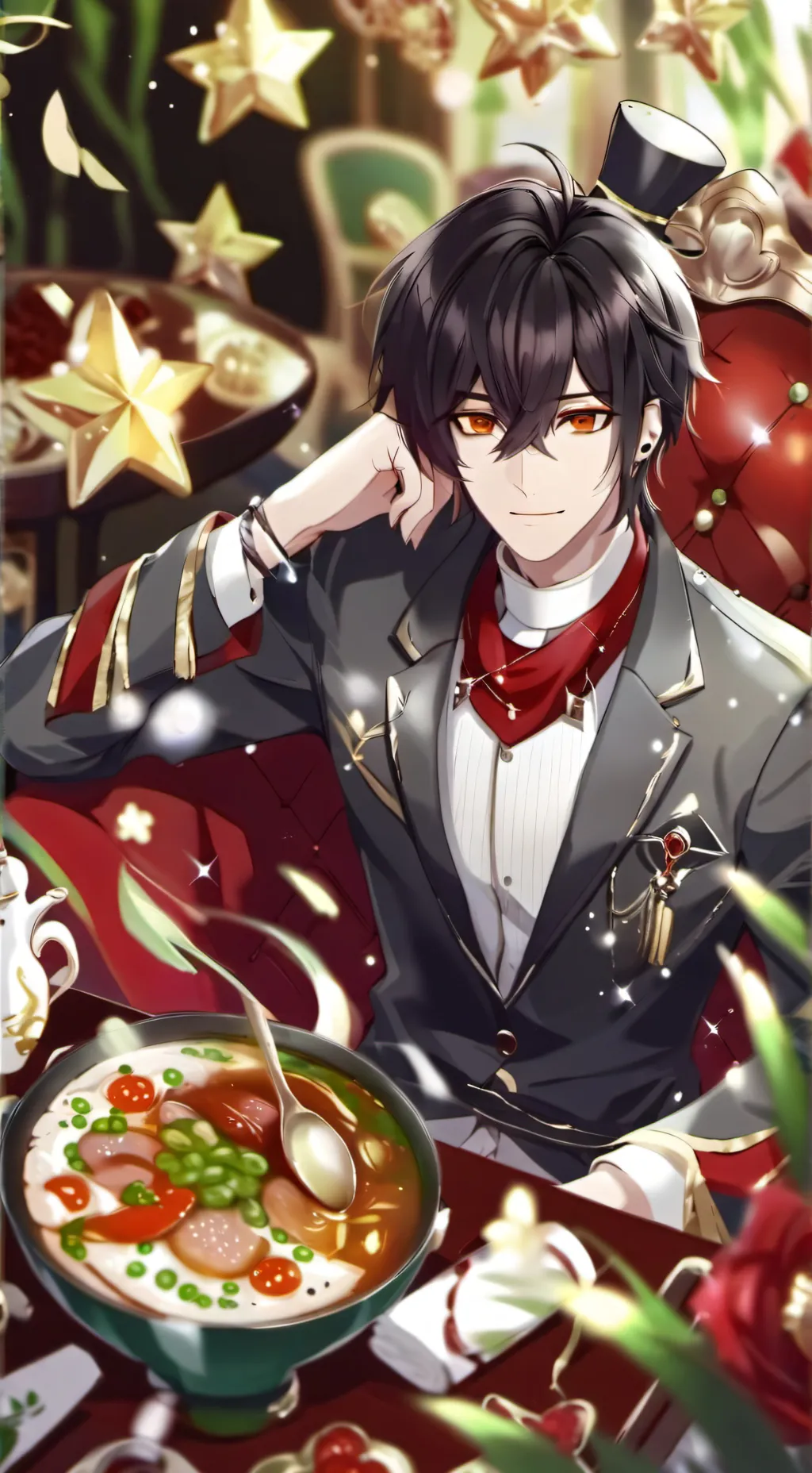 ai character: Derek background