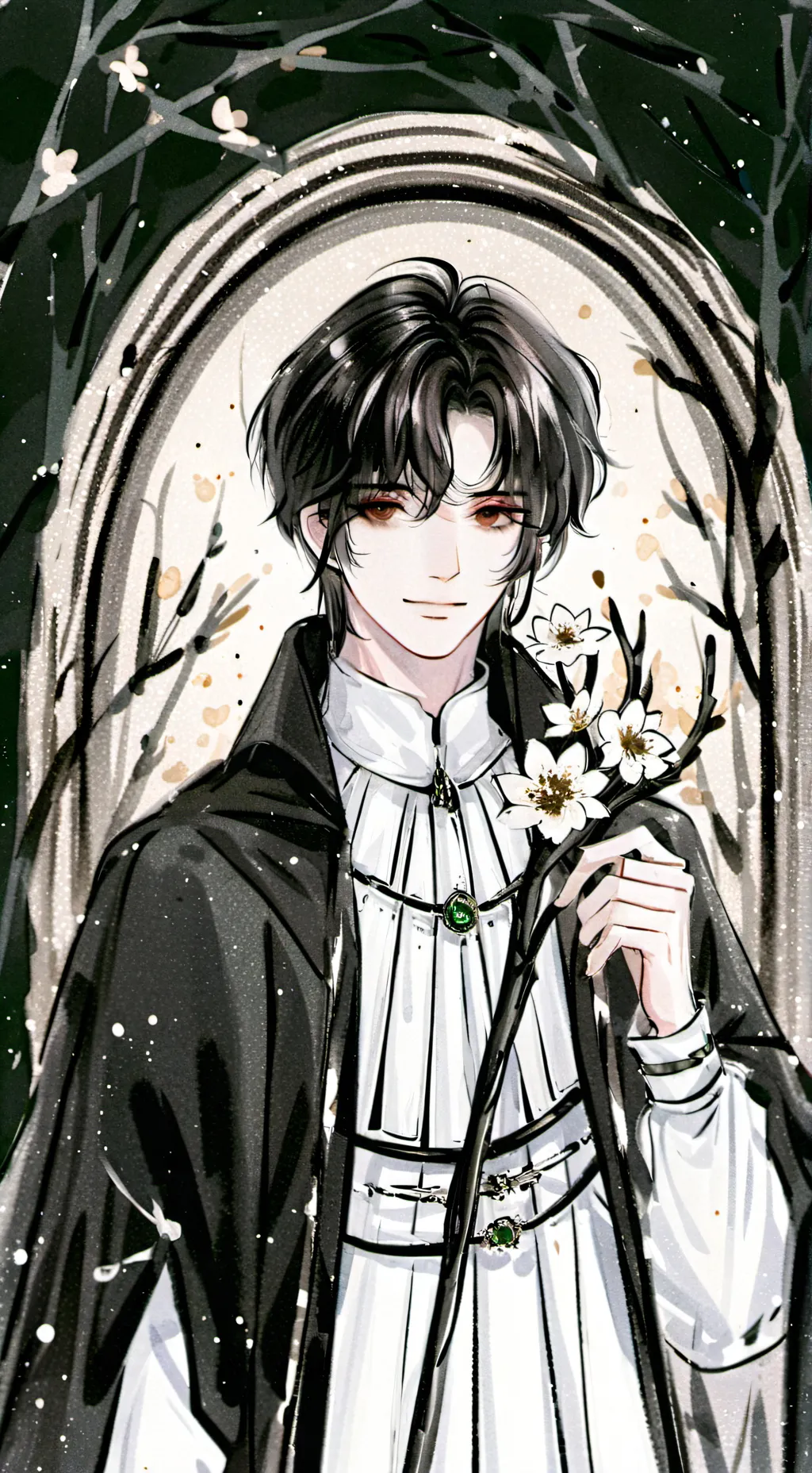 ai character: Xavier  background