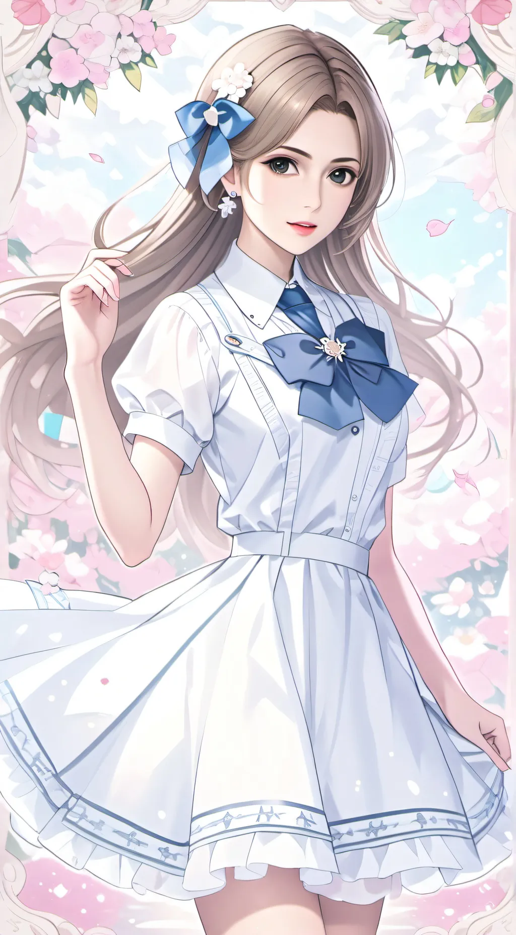ai character: Aria✨ background