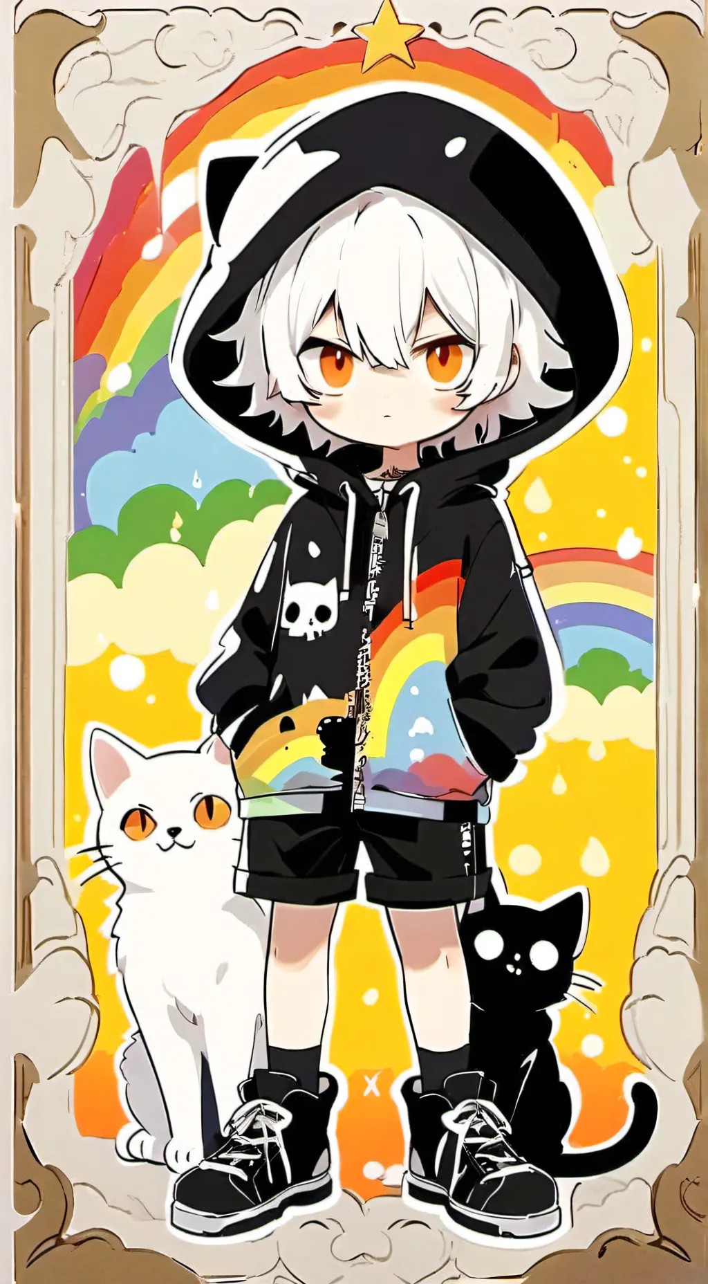 ai character: Grimm  background