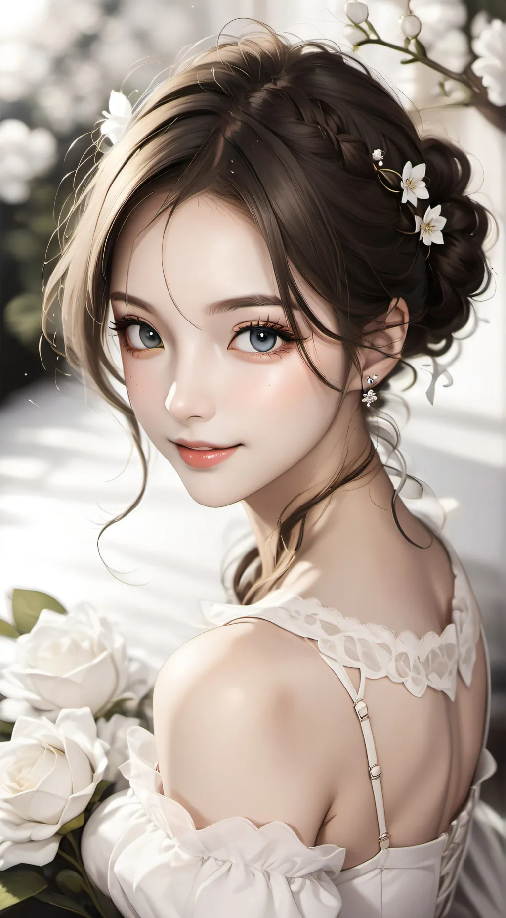 ai character: Arora Rose background