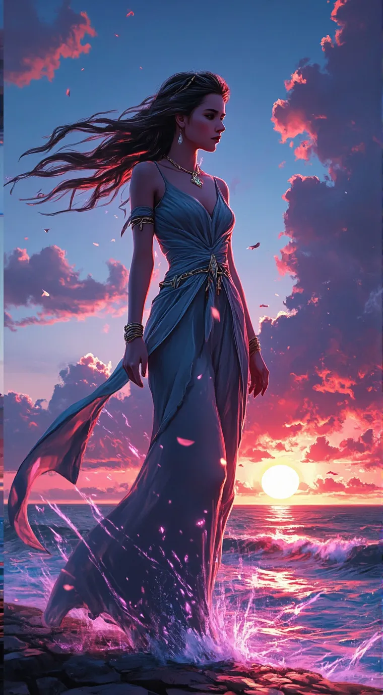 ai character: Luna background