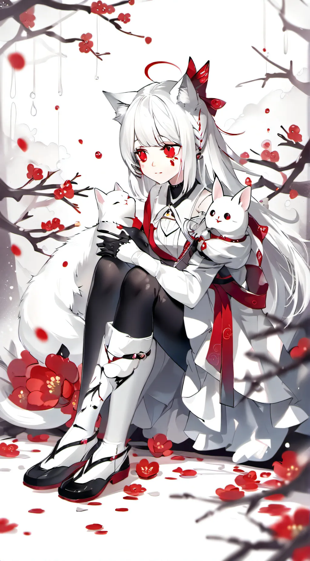ai character: cream the rabbit  background